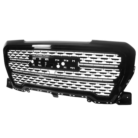 Spec-D Tuning 19-Up GMC Sierra 1500 Grille- Matte Black HG-GMC1915BB-GL